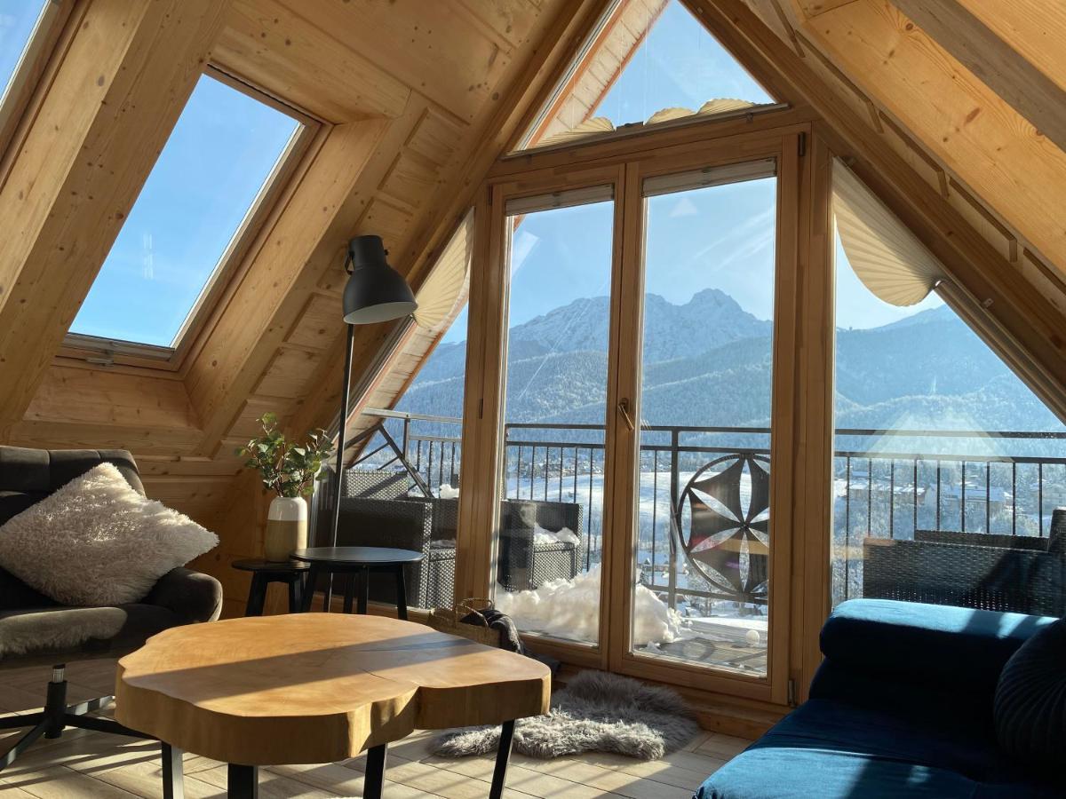 Giewont View Apartament -Top Floor Z Widokiem Na Giewont กอสเชียลิสกอ ภายนอก รูปภาพ